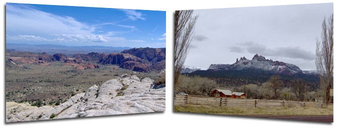 zion and snow canyon